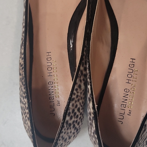 Juliane Hough for Sole Society leopard print flats size 7 - Picture 4 of 5
